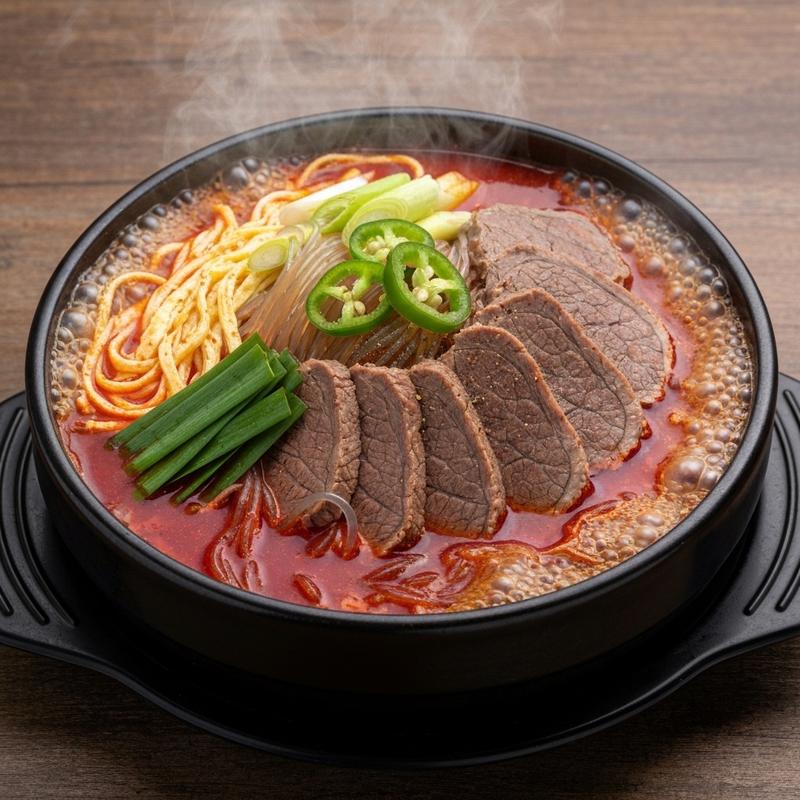우삼겹 파개장