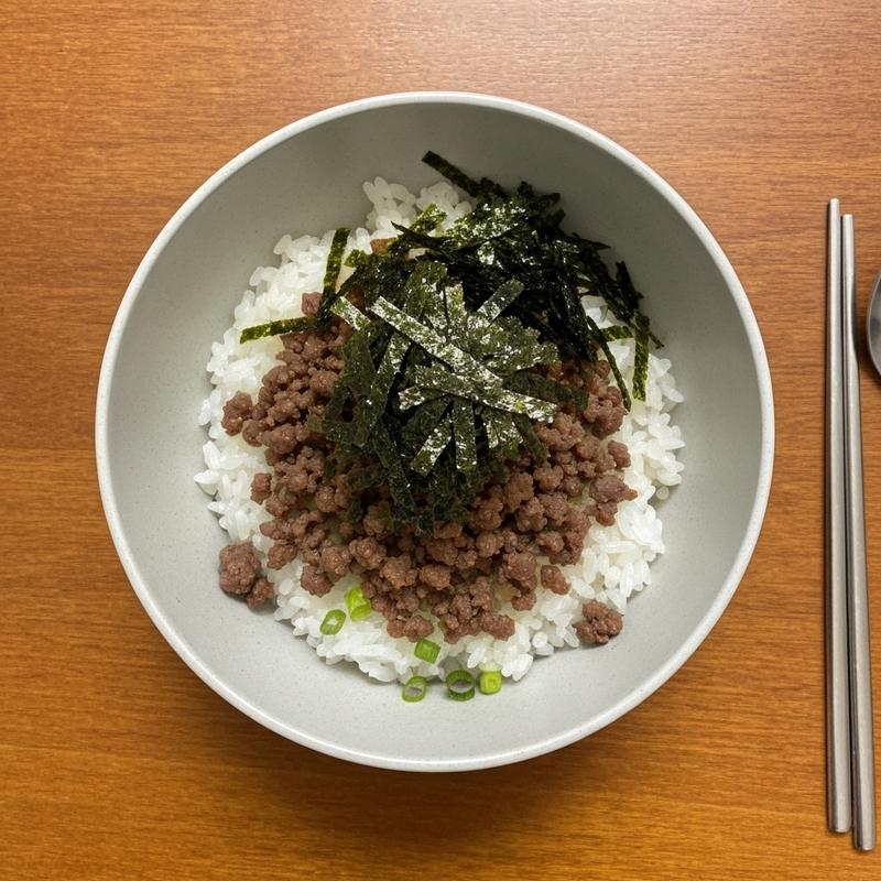 소고기김자반 덮밥