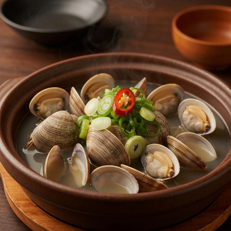 바지락 술찜