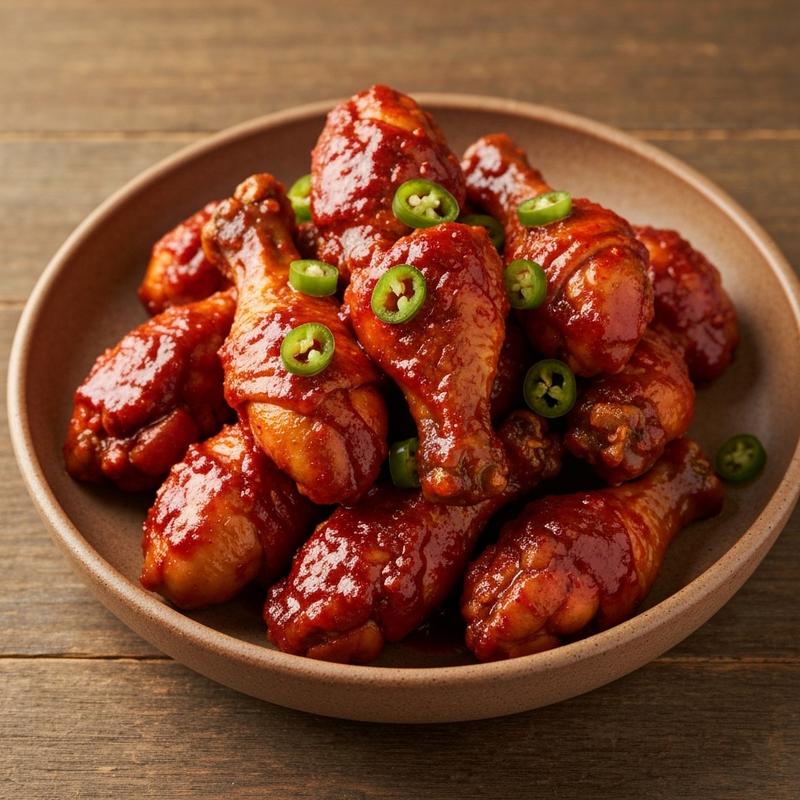 매콤 닭봉조림