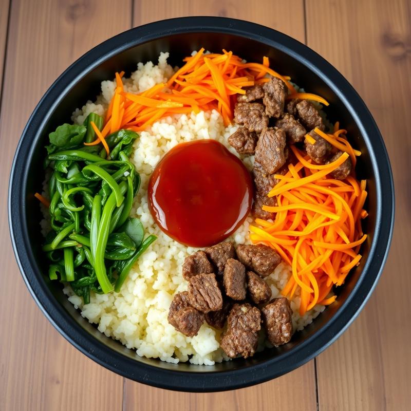 콜리플라워 라이스 비빔밥