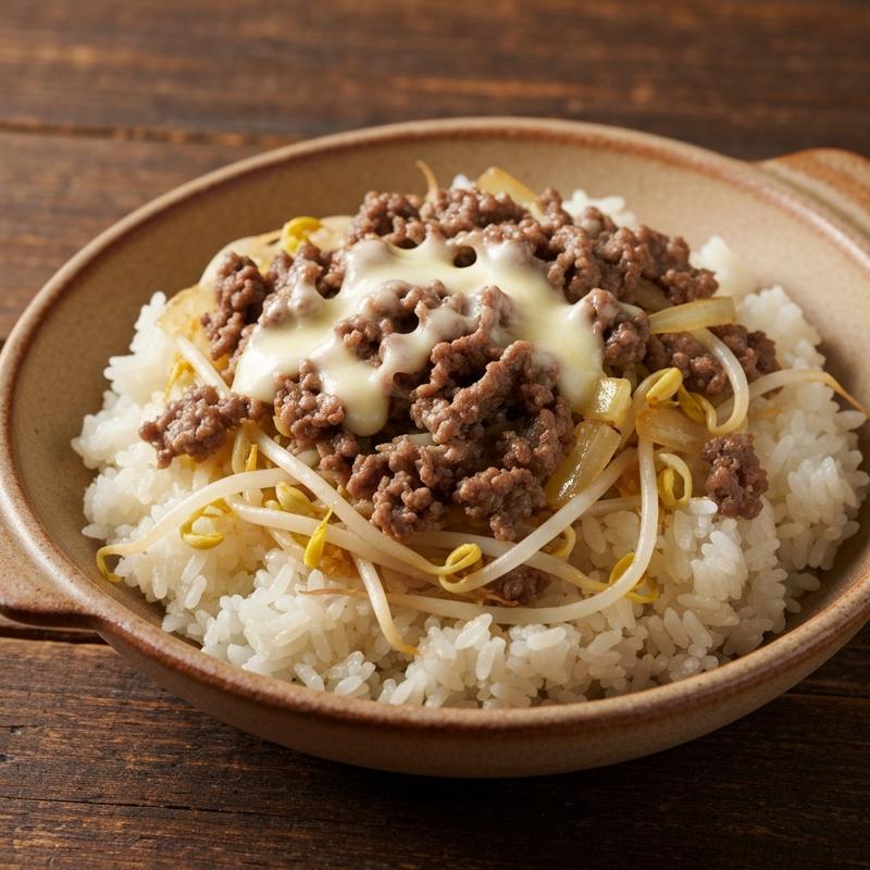 소고기 콩나물치즈밥