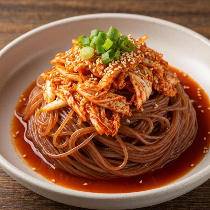 얼갈이 막국수