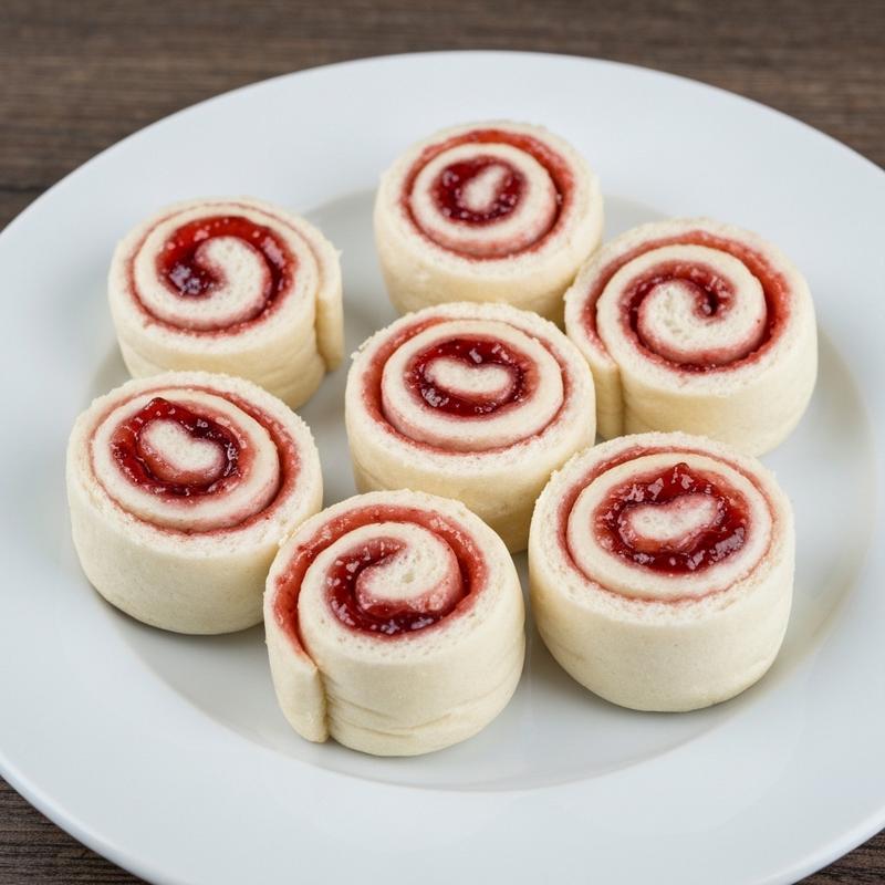우유 딸기잼 식빵