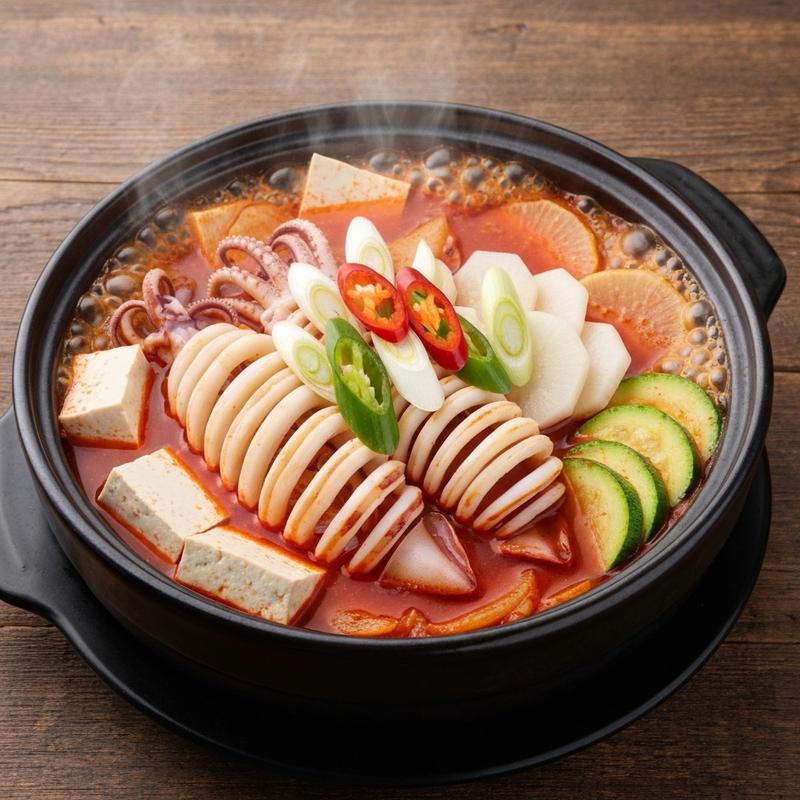 칼칼 오징어찌개
