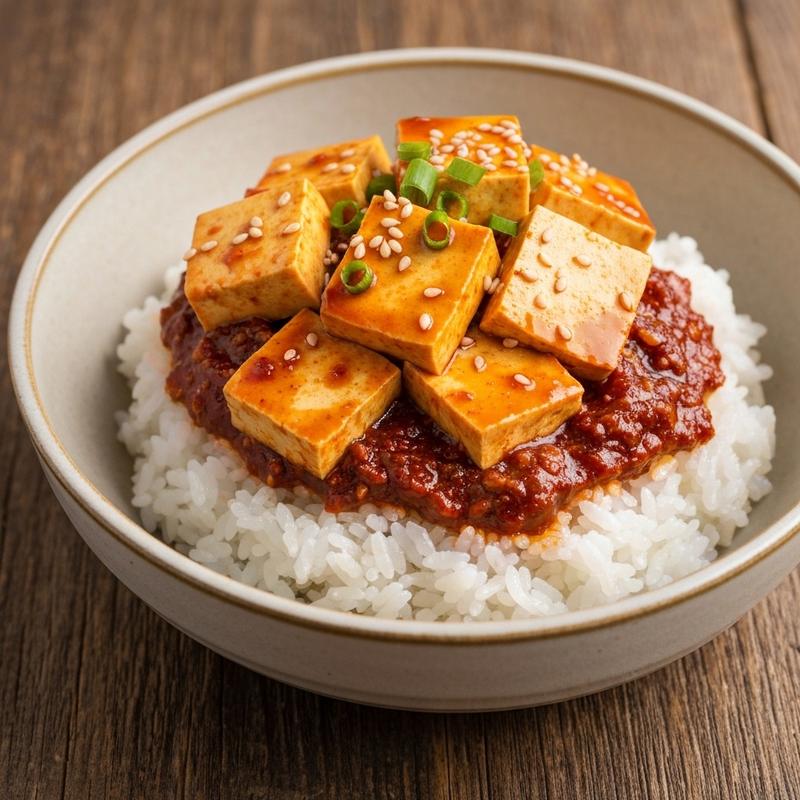 간장 순두부밥