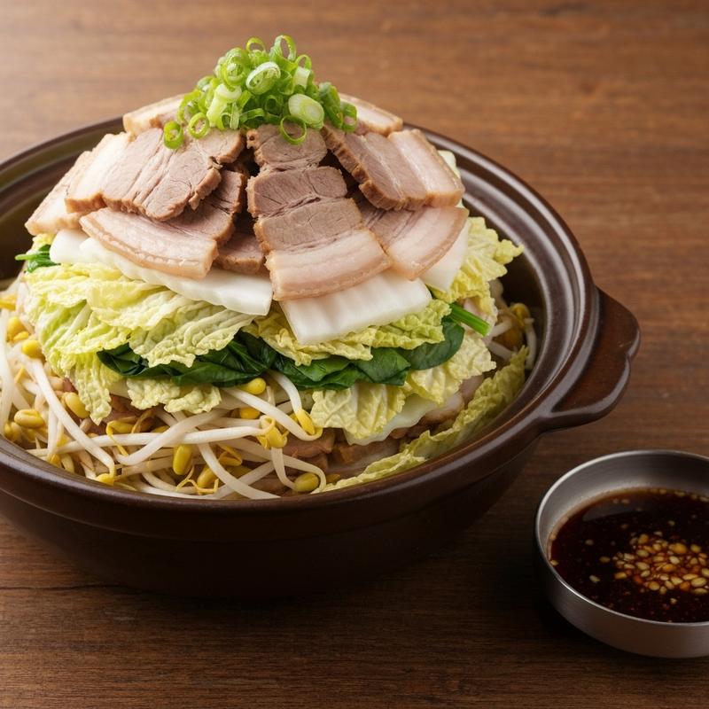 삼겹살 배추술찜