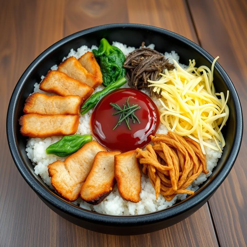 돼지 항정살 비빔밥