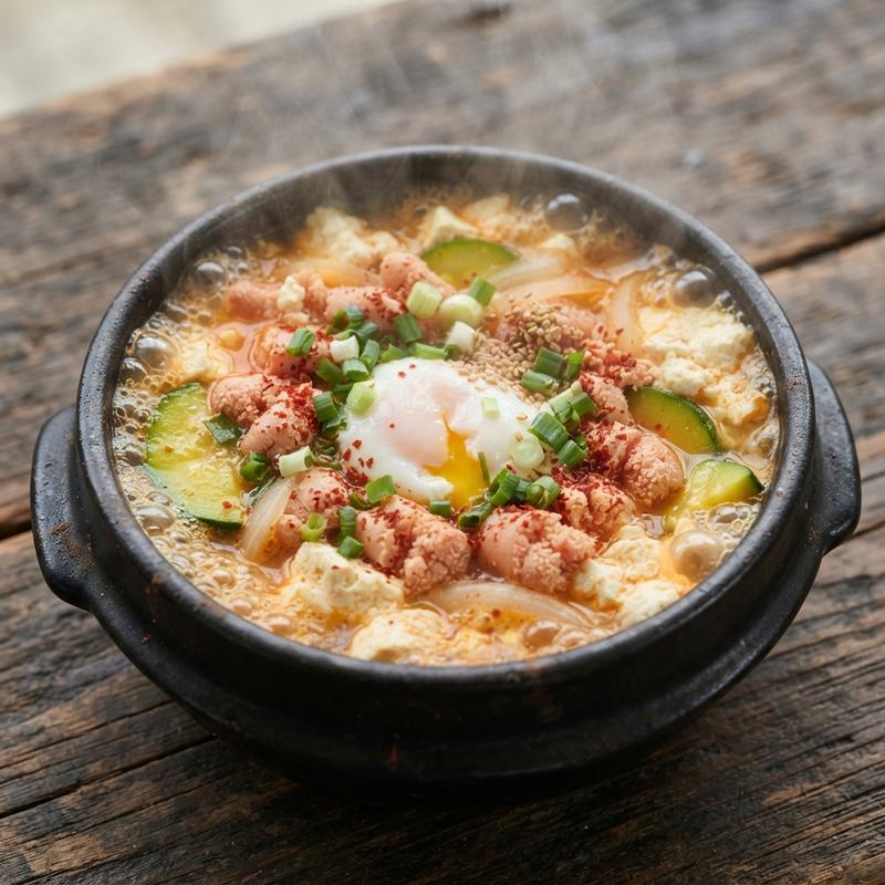 명란 순두부찌개