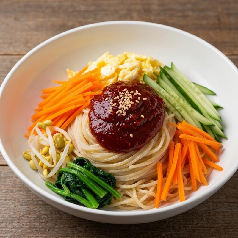 자투리 채소 비빔국수