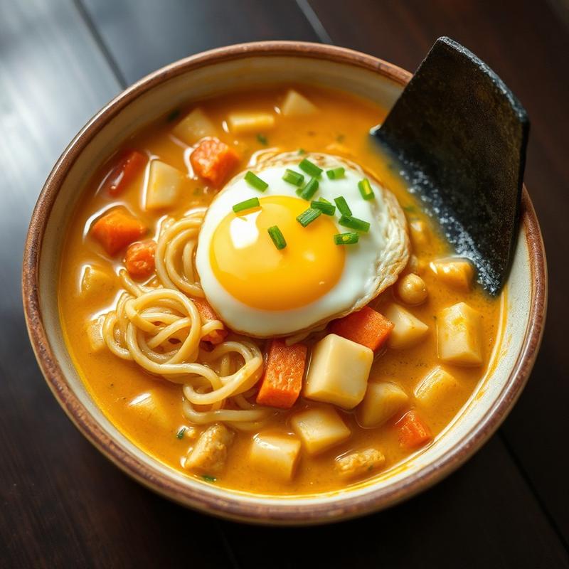 카레 라면