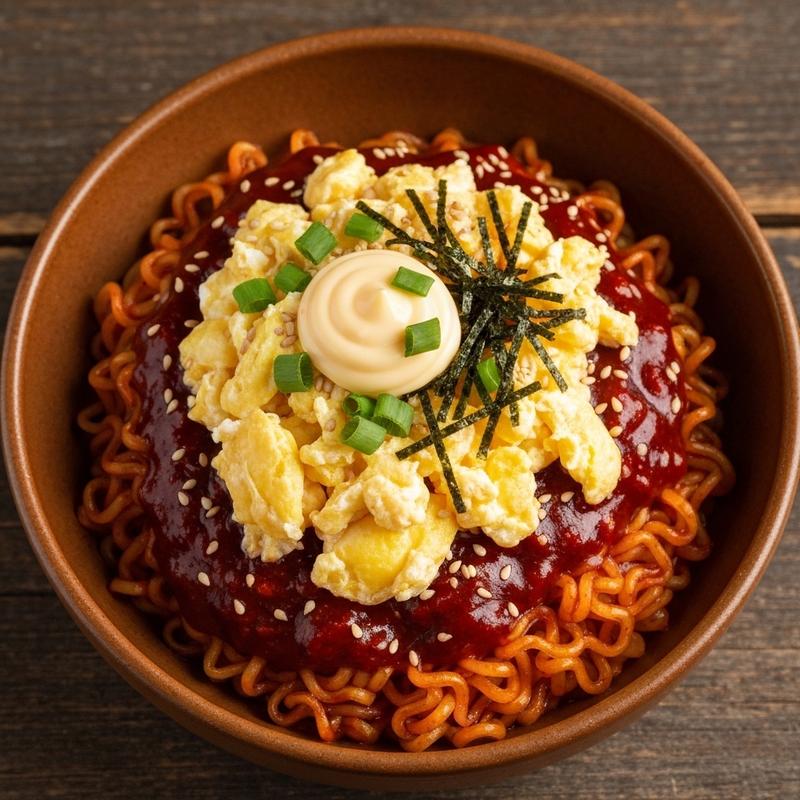 참치마요 비빔라면