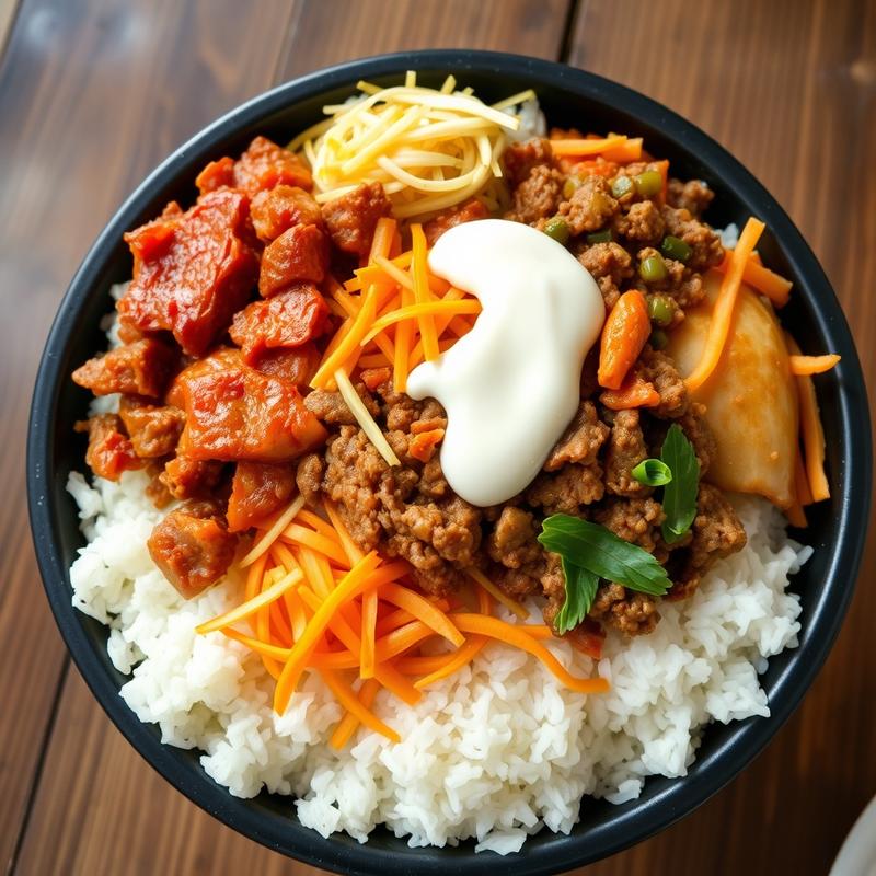 김치 마요 비빔밥