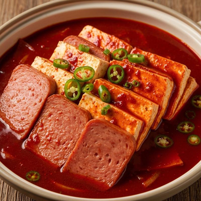 스팸 두부조림