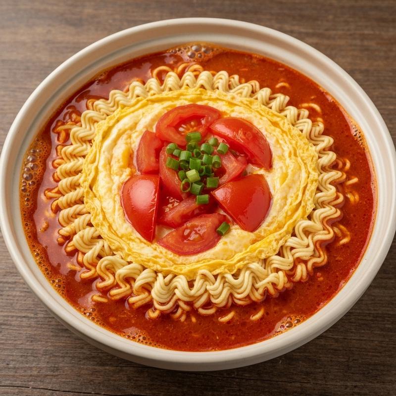 얼큰 토마토 라면