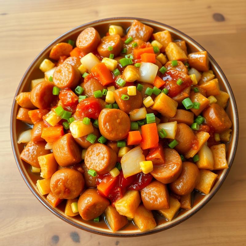 소시지 야채 볶음
