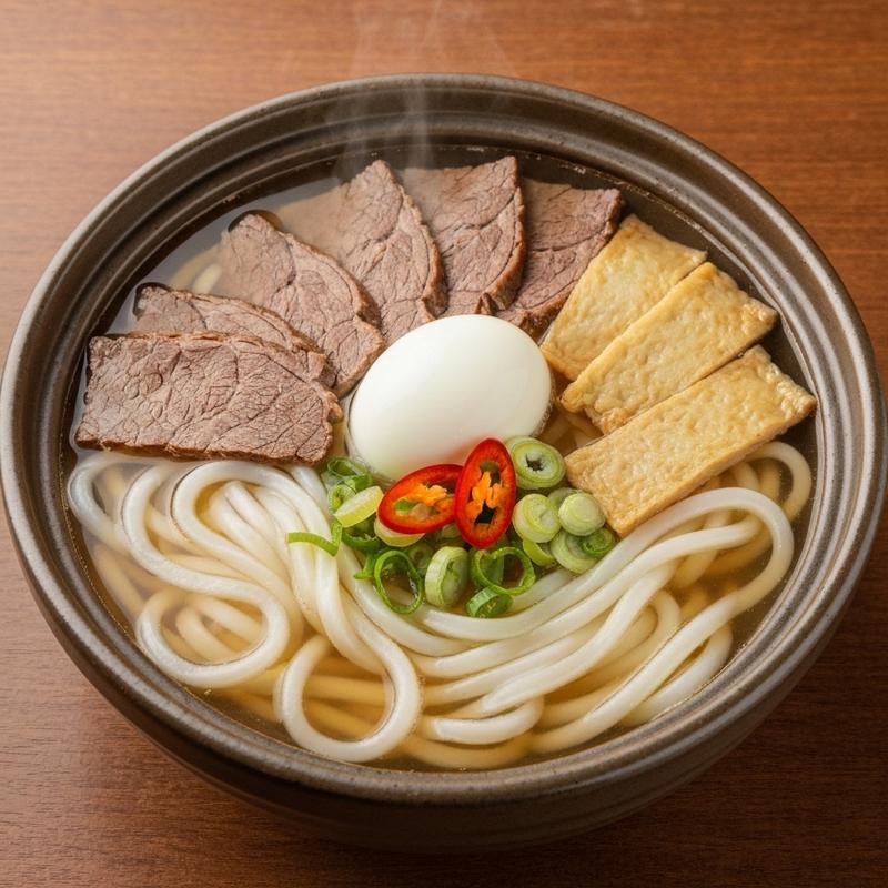 우삼겹 어묵 우동탕