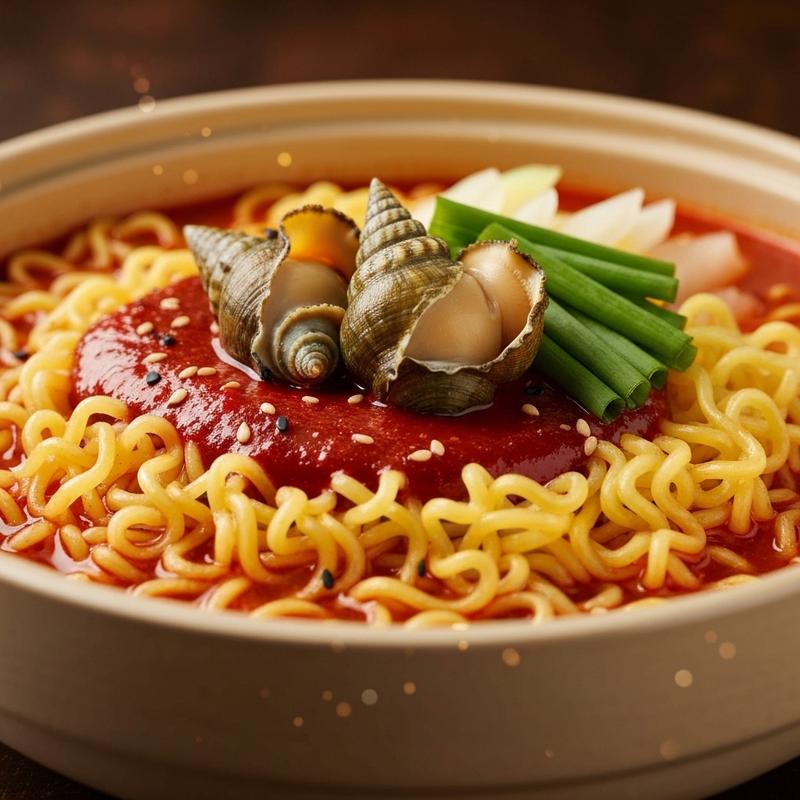골뱅이 비빔라면