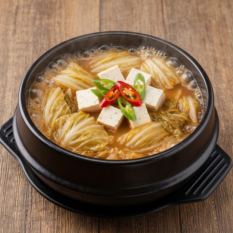 봄동 된장국