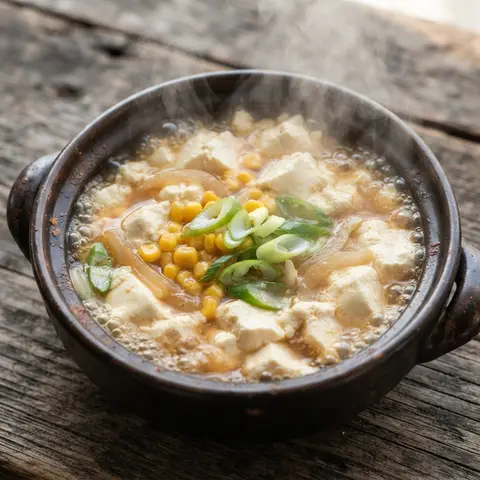 순두부 옥수수전골