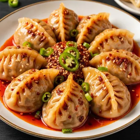 전자레인지 칠리만두