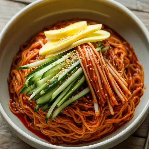 오이소박이 비빔국수
