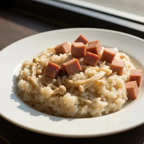 스팸 리조또