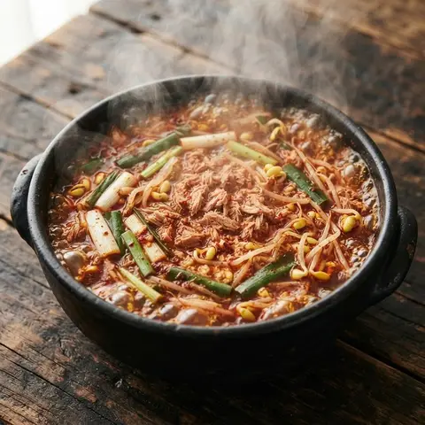 참치 콩나물 파개장