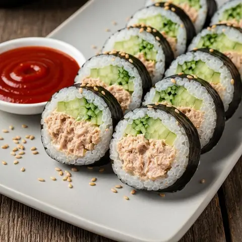 여름 참치오이김밥