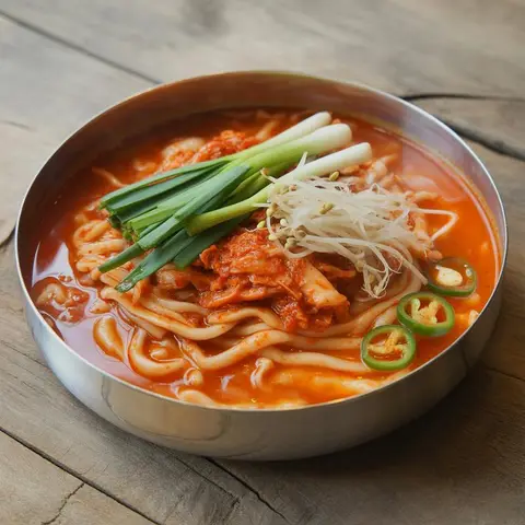 김치칼국수