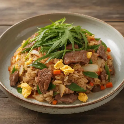 소고기 깻잎볶음밥
