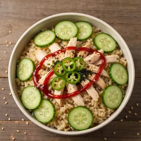 오이김비빔밥