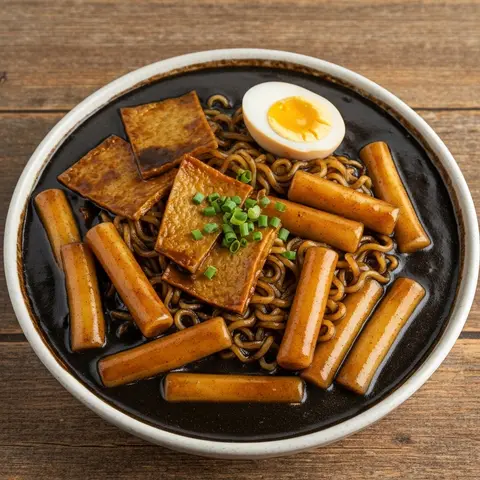 어묵 짜파게티 떡볶이
