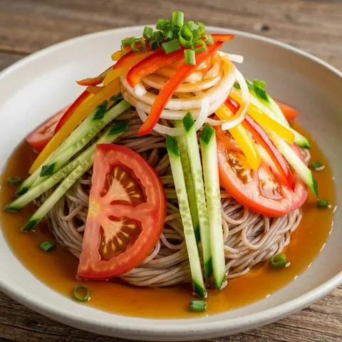 발사믹 채소 메밀국수