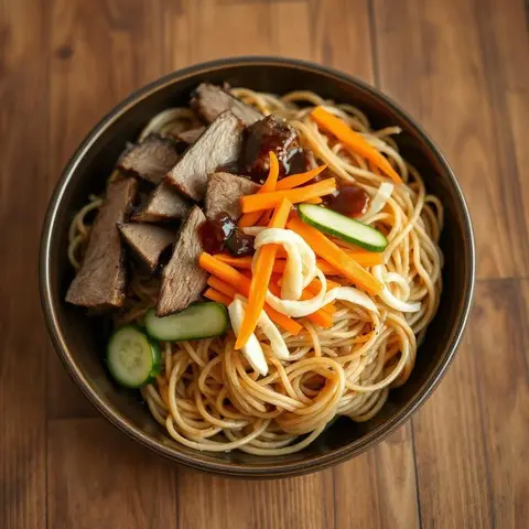 차돌 비빔국수