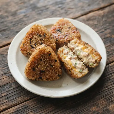 치즈참치 구운주먹밥