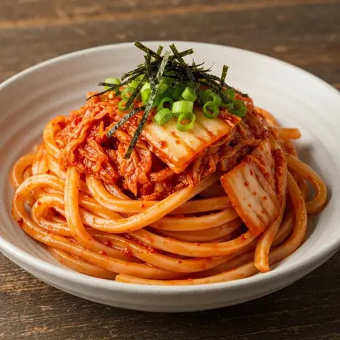 김치볶음우동