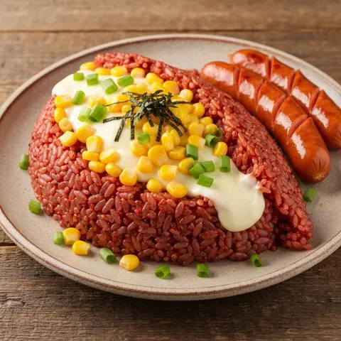김치 콘치즈 볶음밥