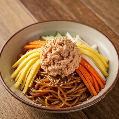 참치 마요 비빔국수