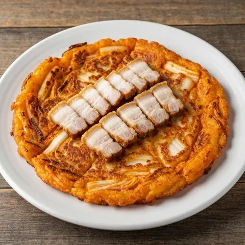 삼겹살 김치전