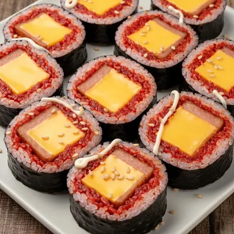 불닭치즈 스팸김밥