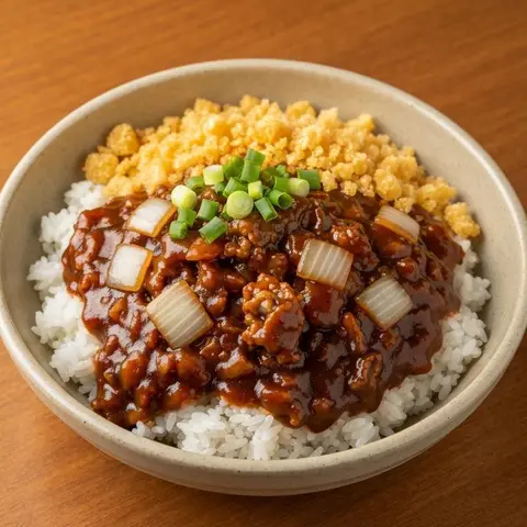 만두 덮밥