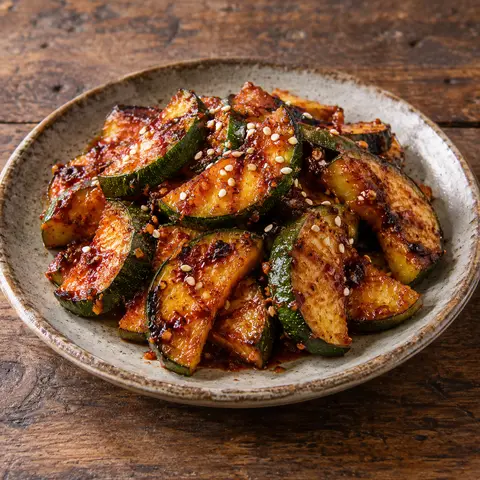 구운 애호박무침