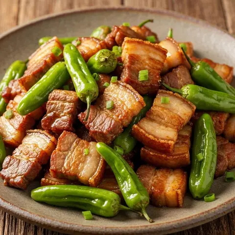 꽈리고추 삼겹살볶음
