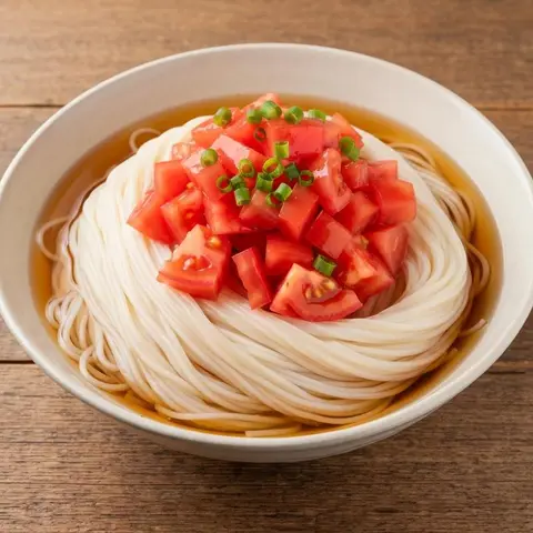 토마토 쯔유 소면