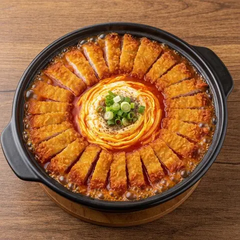 김치돈까스나베