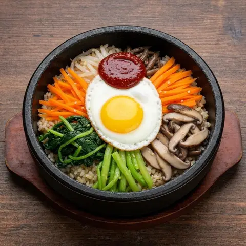 현미 채소 비빔밥