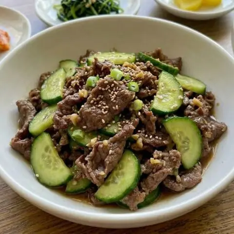 소고기 오이 볶음
