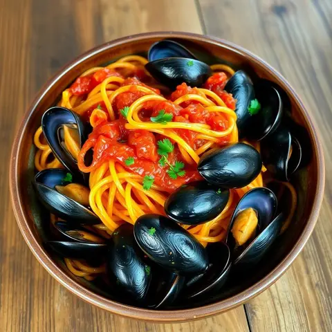 홍합 토마토 파스타