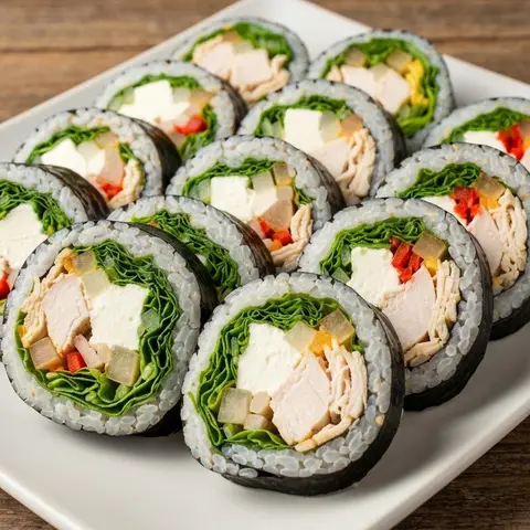 닭가슴살 샐러드김밥